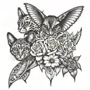 3 best friend tattoo tattoo design idea