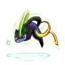 sparking electric eel tattoo design idea