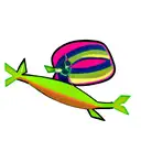 sparking electric eel tattoo design idea