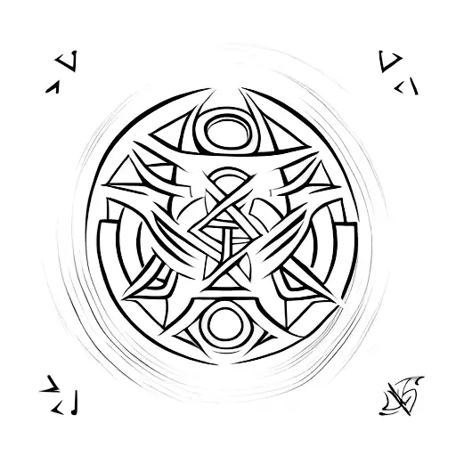 Ankh Symbol tattoo design idea