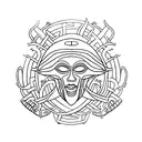 Ankh Symbol tattoo design idea