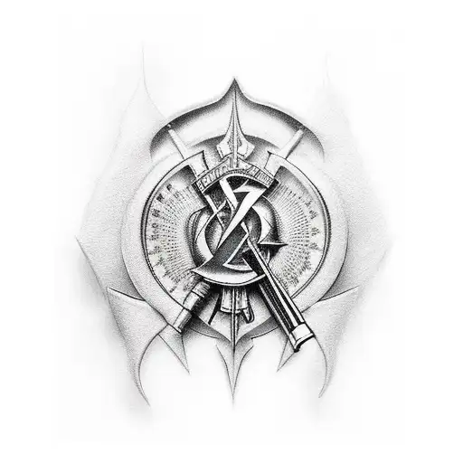 battle born tattoo design idea