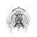 battle born tattoo design idea