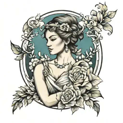 theia Greek goddess tattoo tattoo design idea