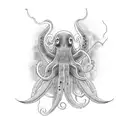 squid tattoo design idea