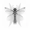 Dragonfly tattoo design idea