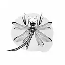 Dragonfly tattoo design idea