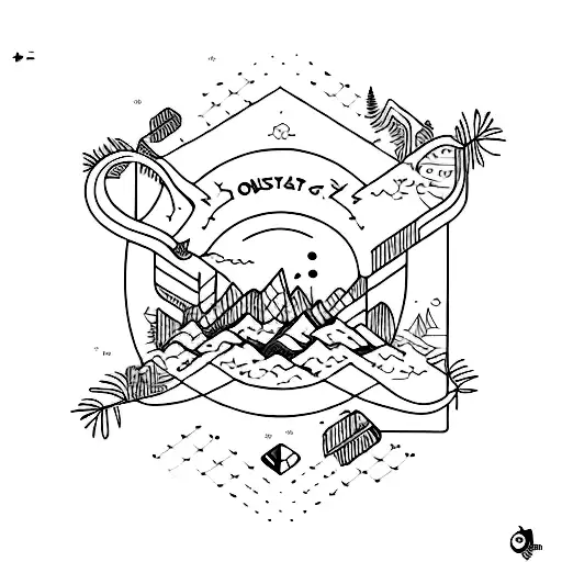 ESCREVA ESSES  latitude 27º27'20" sul e a uma longitude 53º55'55" oeste tattoo design idea