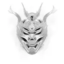 ronin 's mask tattoo design idea