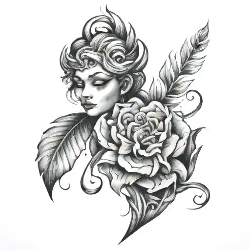 let go tattoo design idea