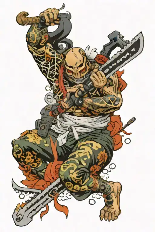 chainsaw man tattoo design idea