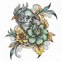 Everlong tattoo design idea