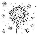 arm sleev about fireworks tattoo design idea