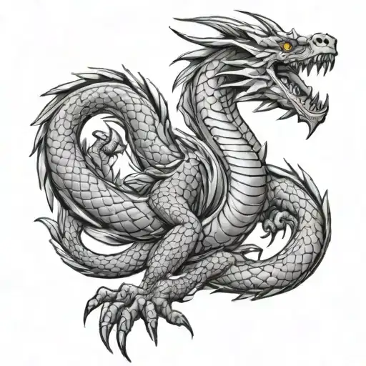 dragon Ho Megas" tattoo design idea