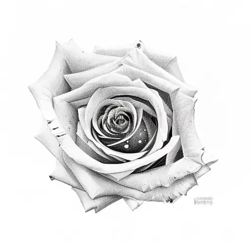 Rose with Kourtney smith 09-03-23 tattoo design idea