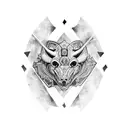 Strong tattoo design idea