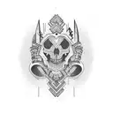 Strong tattoo design idea