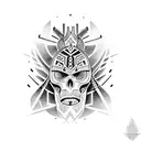 Strong tattoo design idea