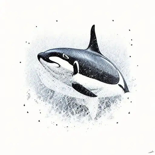 orca tattoo design idea