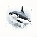 orca tattoo design idea