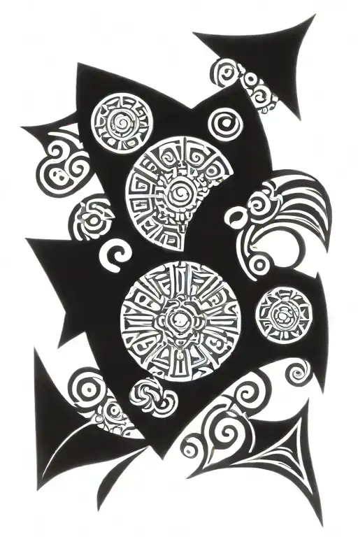 polynesian design for forearm tattoo design idea