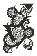 polynesian design for forearm tattoo design idea