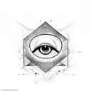 Evil Eye tattoo design idea