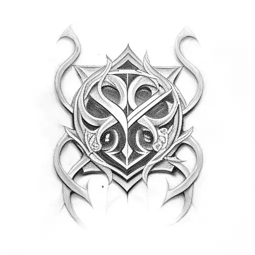 fluer de lis tattoo design idea