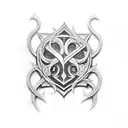 fluer de lis tattoo design idea