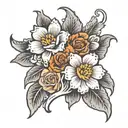 mom dad memorial tattoo tattoo design idea