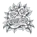 mom dad memorial tattoo tattoo design idea