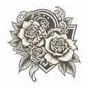 mom dad memorial tattoo tattoo design idea