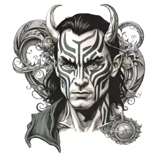 Loki tattoo design idea