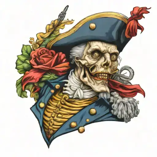 French Revolutionary war revenant tattoo design idea