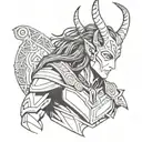 Loki tattoo design idea