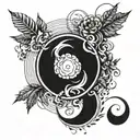 enso Circle tattoo design idea
