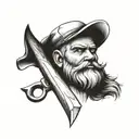 carpenter  tattoo design idea