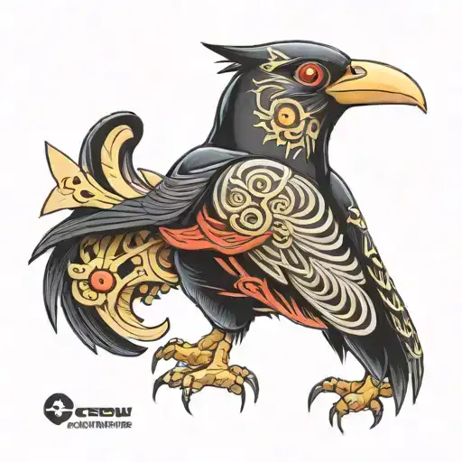 crow itachi eye mini4wd  tattoo design idea