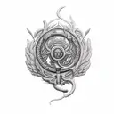 Slavic Kolovrat tattoo design idea