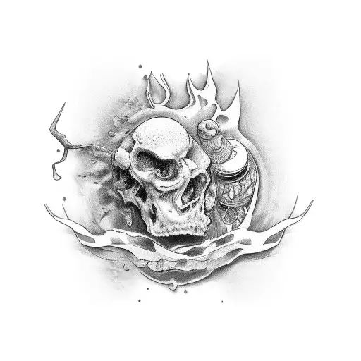 number 23 tattoo design idea