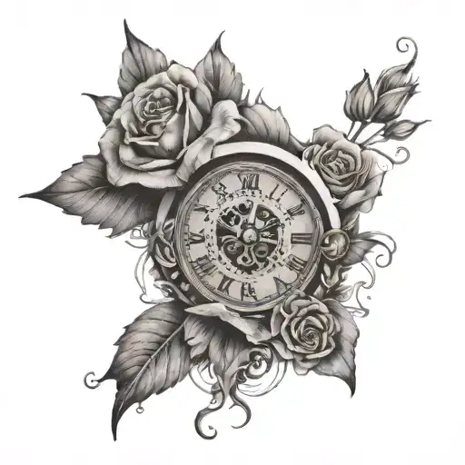 I like the idea of living in the present time and that you're gonna die one day. More experiential than materialistic.  tattoo design idea