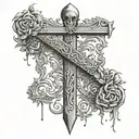 gallows pole tattoo design idea