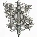 gallows pole tattoo design idea