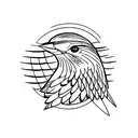 Sparrow tattoo design idea