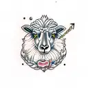 sheep in wolf clothing  tattoo design idea