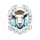 sheep in wolf clothing  tattoo design idea