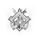 checkered flag tattoo design idea