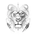 Creating a tattoo concept that combines a mechanical engineering theme with elements of cricket, lions, and traveling wi tattoo design idea