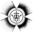 cancer horoscope with lotus with moon  tattoo design idea