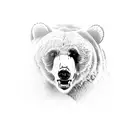 Afircan american bear tattoo design idea